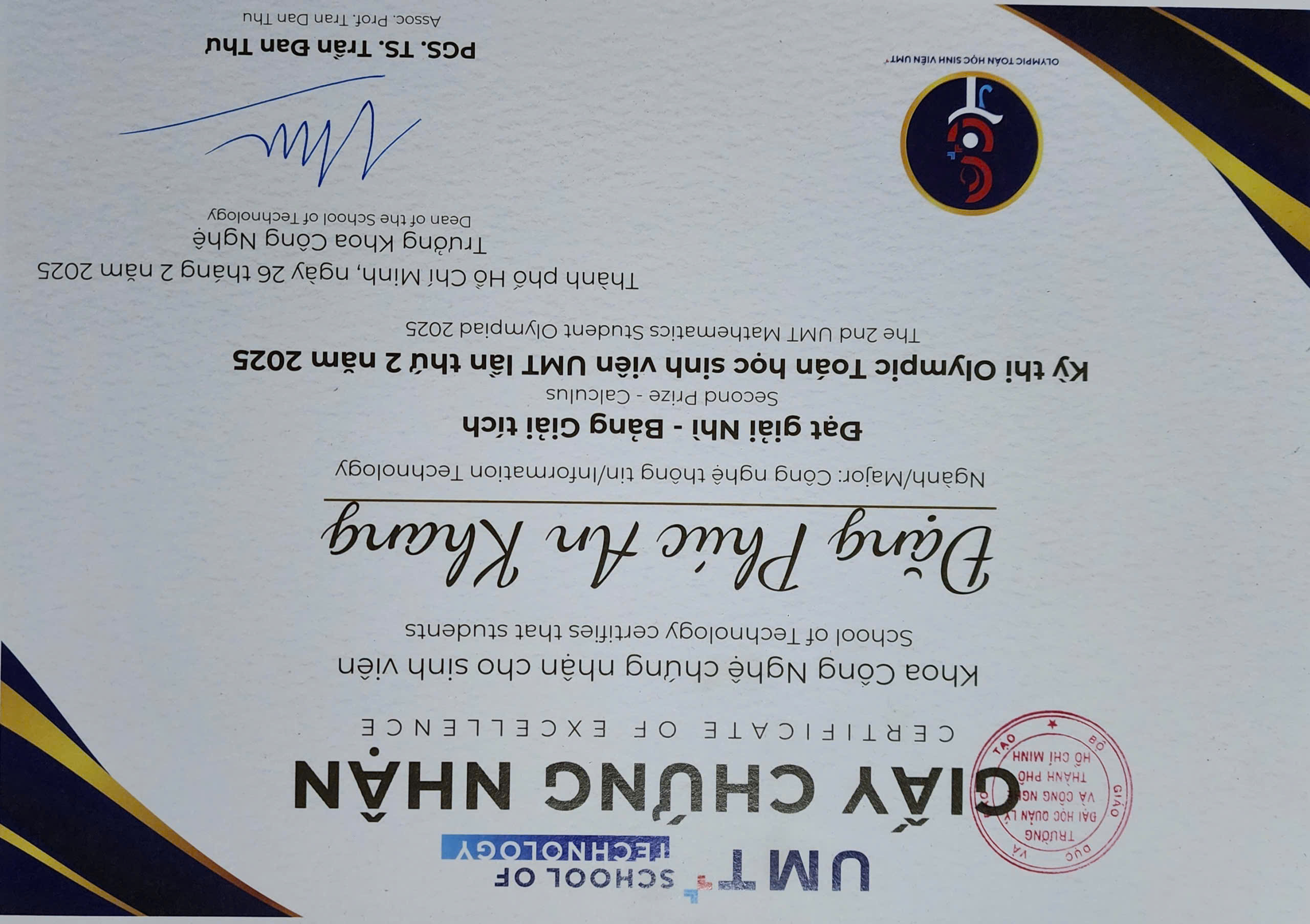 Hình minh chứng cho cuộc thi MDS Datathon Challenge 2025